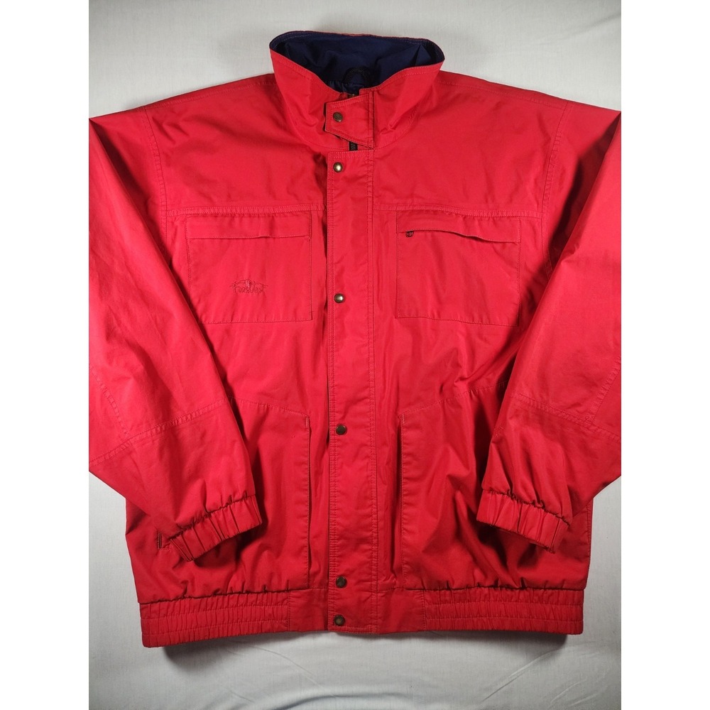 Vintage 90s Mens Far West Canada GoreTex Red Jacket‎ Windbreaker Size XL